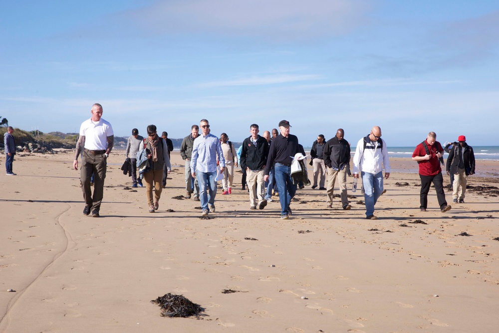 Soldier learns more about D-Day and grandfather during staff ride