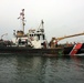 Coast Guard Cutter Bluebell sails up the Columbia River