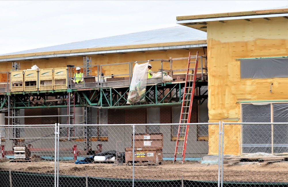 Construction on new dining facilities at Fort McCoy continues