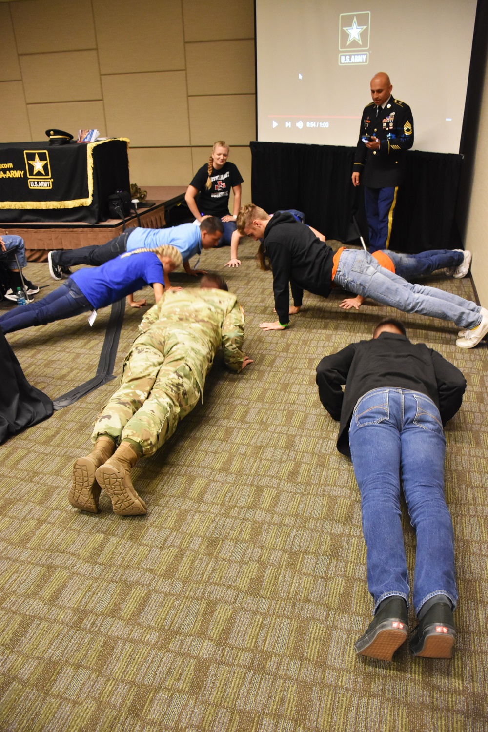 Phoenix Central recruiters brief future health professionals