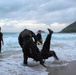 Amphibious warriors conduct shallow-water martial arts training