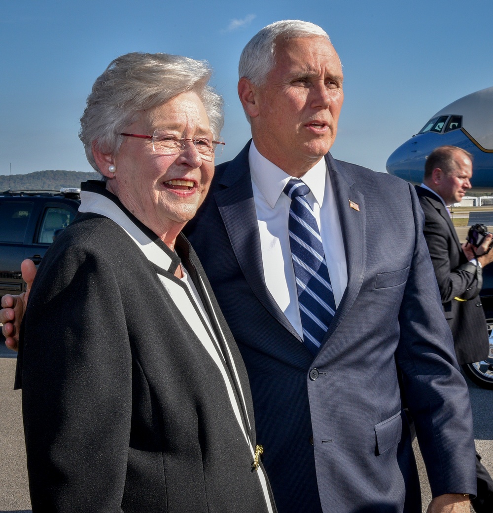 Vice President Pence and Alabama Governor Ivey Addresses Local Media