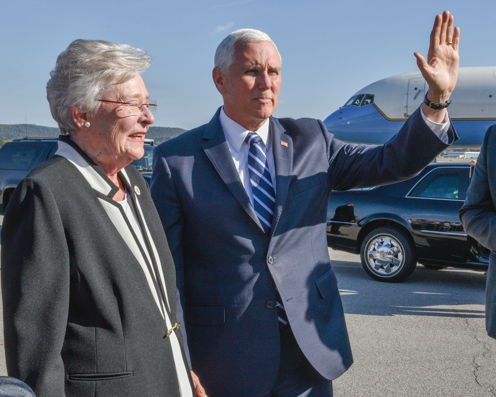 Vice President Pence and Alabama Governor Ivey Addresses Local Media