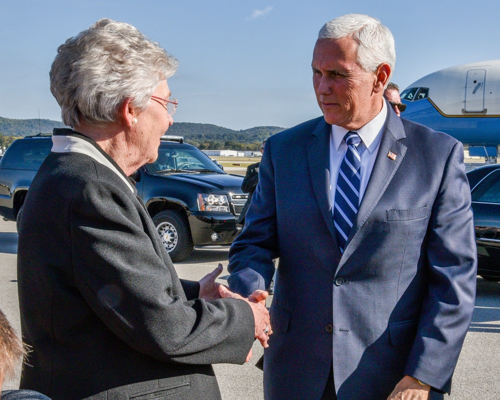 Vice President Pence and Alabama Governor Ivey Addresses Local Media