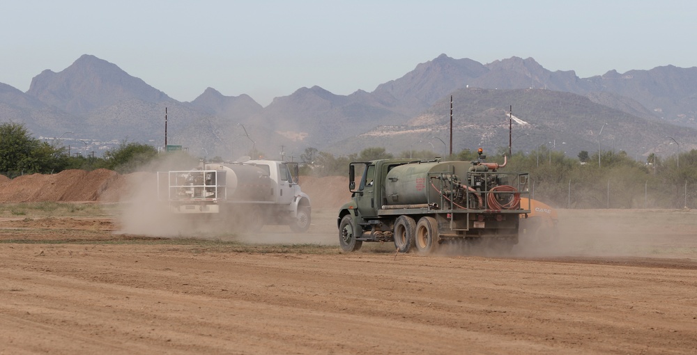 Davis-Monthan Civil Engineers House Soldiers