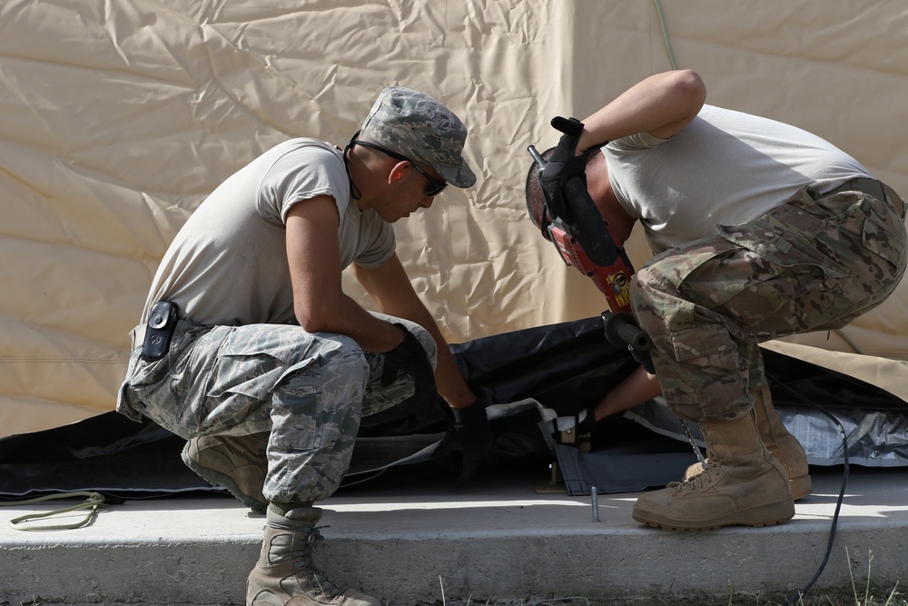 Davis-Monthan Civil Engineers House Soldiers