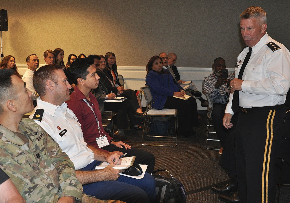 Semonite talks talent management, delivering program with employees during HENAAC