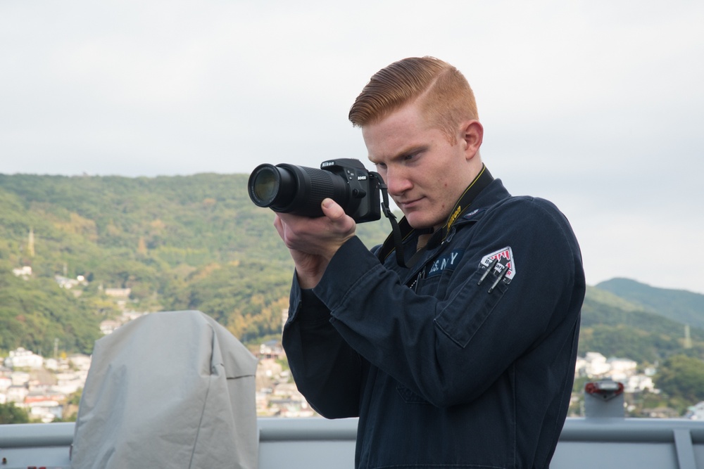 USS Germantown Training