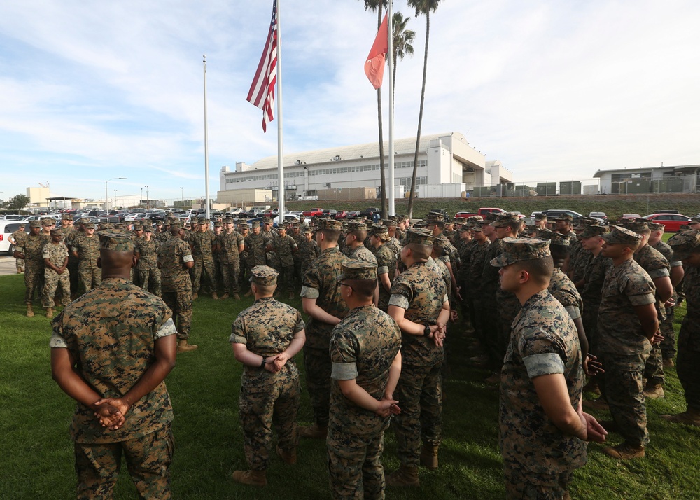 Sgt. Maj. Green greets 3rd MAW