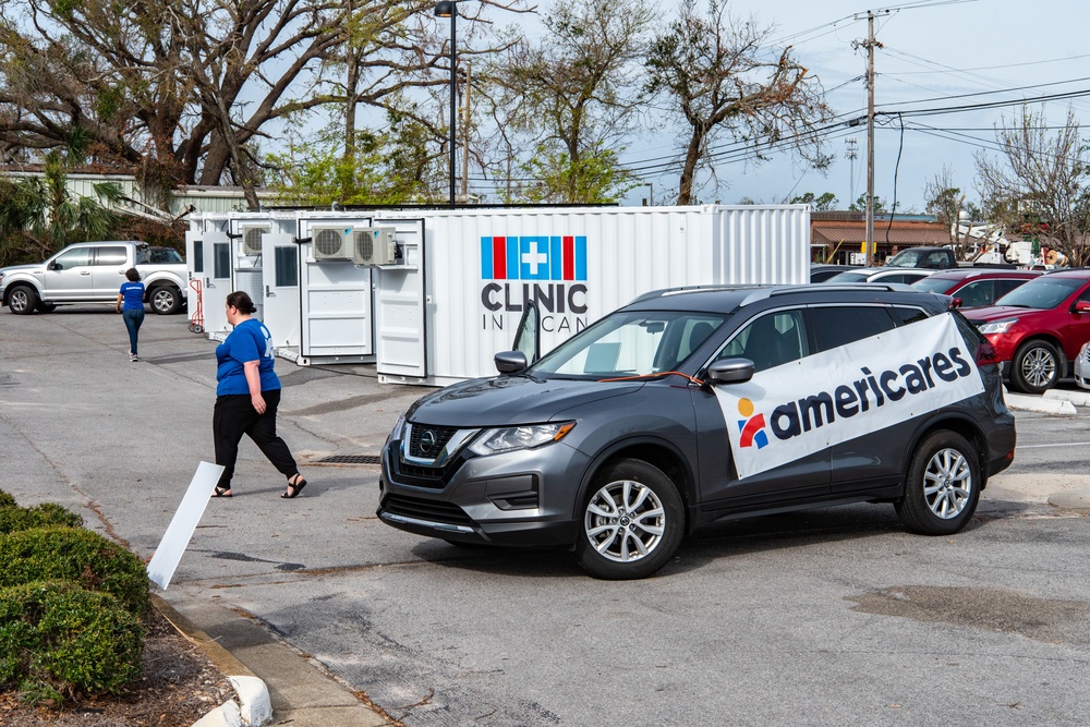 Americares Sets Up Free Clinic For Hurricane Michael Survivors