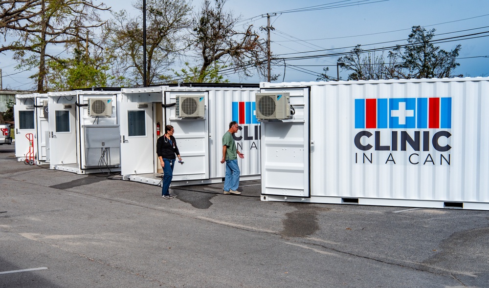 Americares Sets Up Free Clinic For Hurricane Michael Survivors