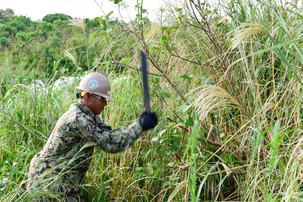 NMCB-3 Engineering Aides Survey White Beach Naval Facility