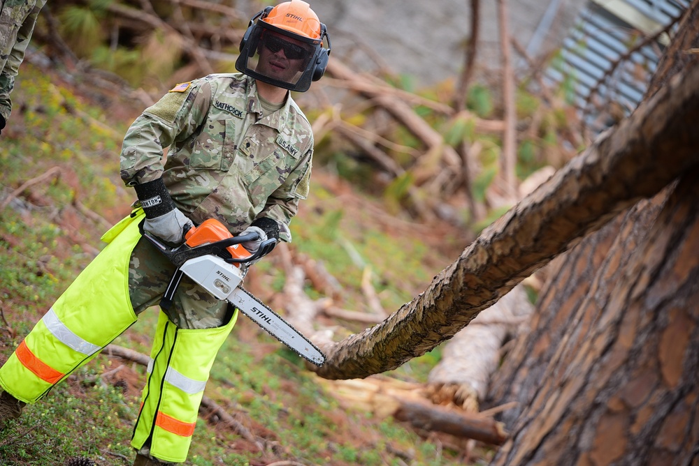 Task Force Hammer Provides Assistance to Tyndall Air Force Base Recovery