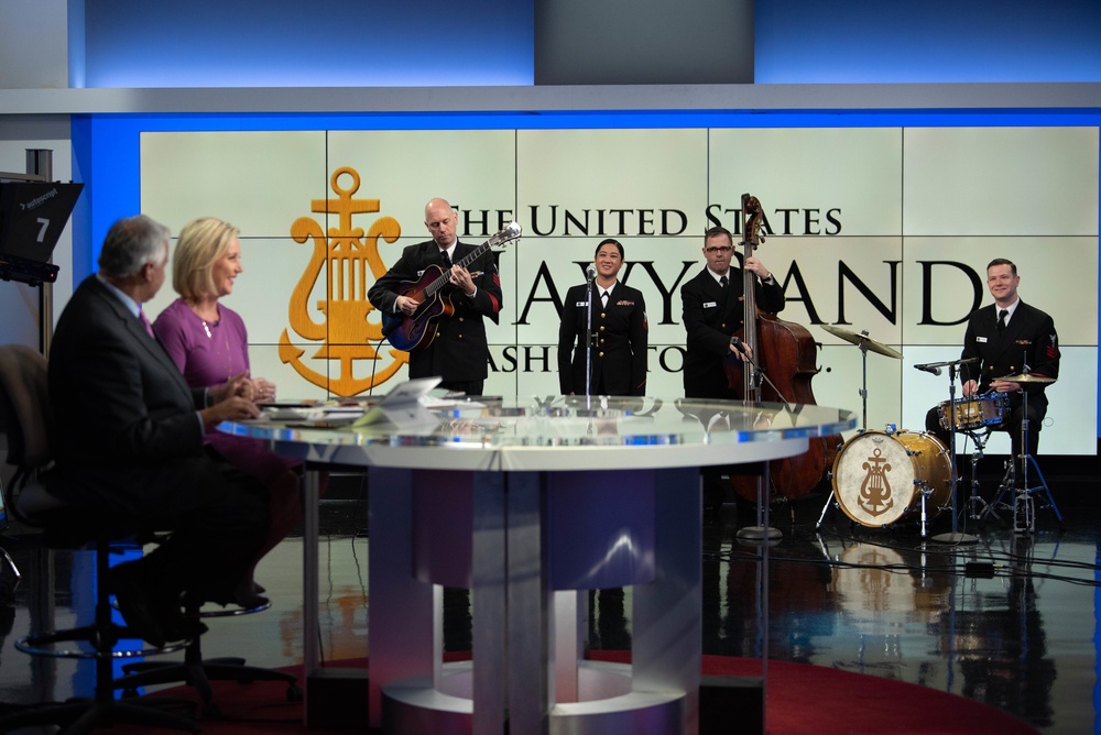 U.S. Navy Band Commodores perform on WJXT Channel 4