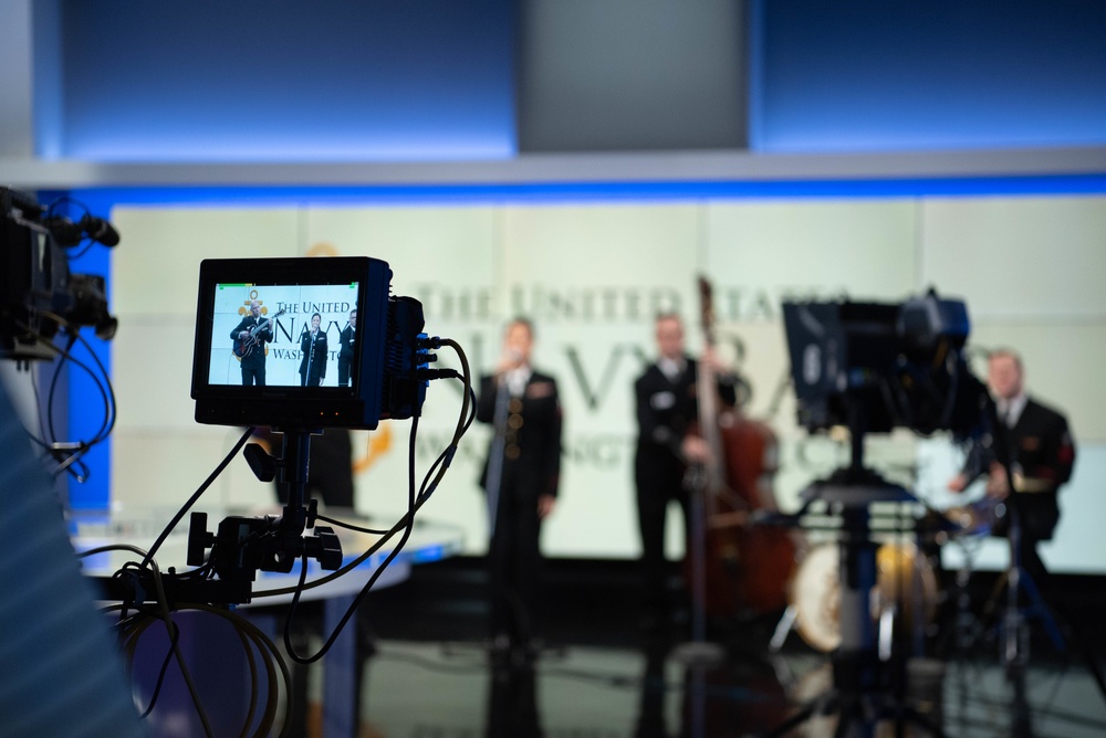 U.S. Navy Band Commodores perform on WJXT Channel 4