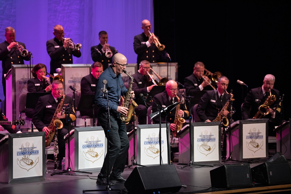 U.S. Navy Band Commodores performs in Jacksonville