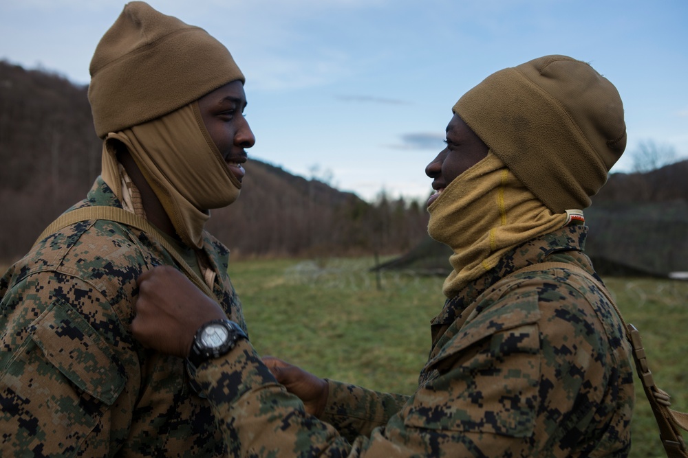 Promotion to Lance Corporal during TRJE 18