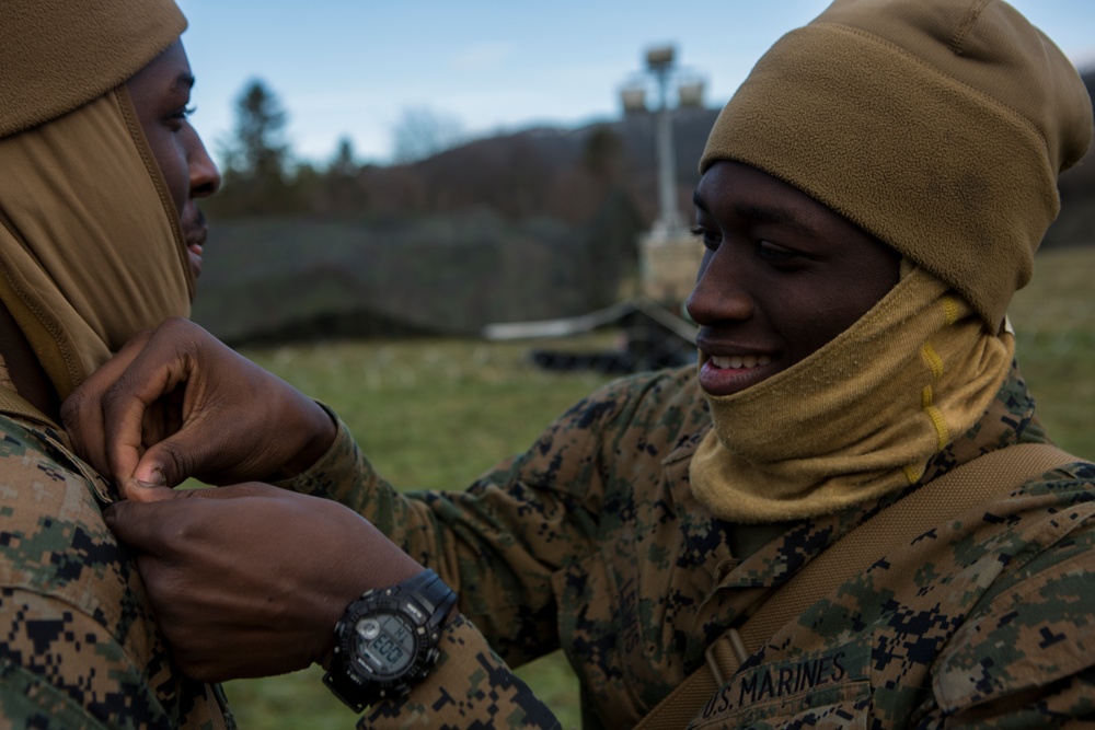 Promotion to Lance Corporal during TRJE 18