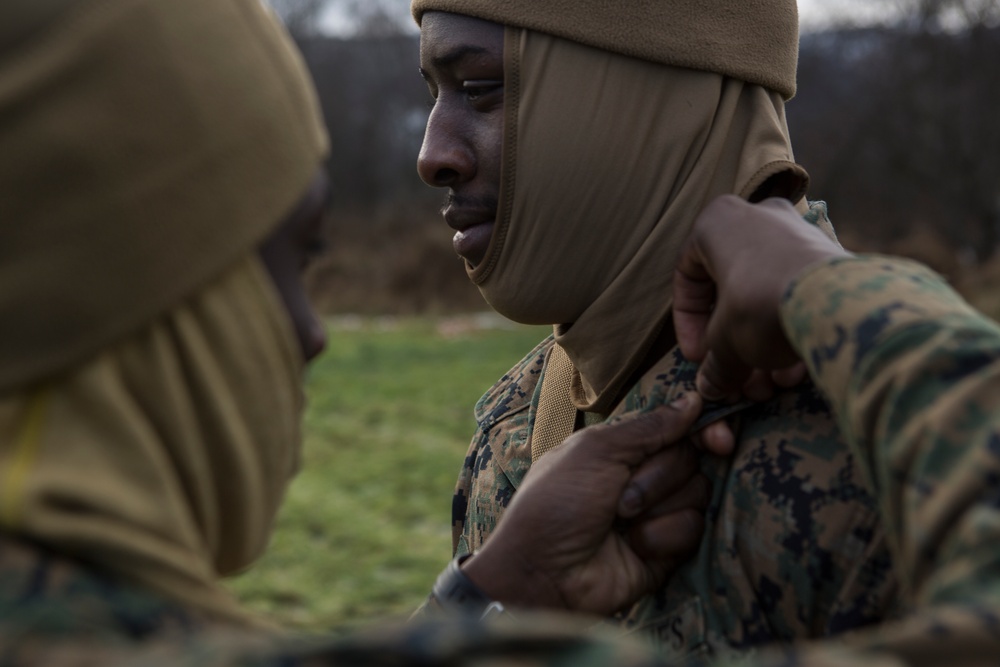 Promotion to Lance Corporal during TRJE 18
