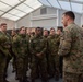Norwegian Air Force Academy Cadets recieve tour during Trident Juncture 18