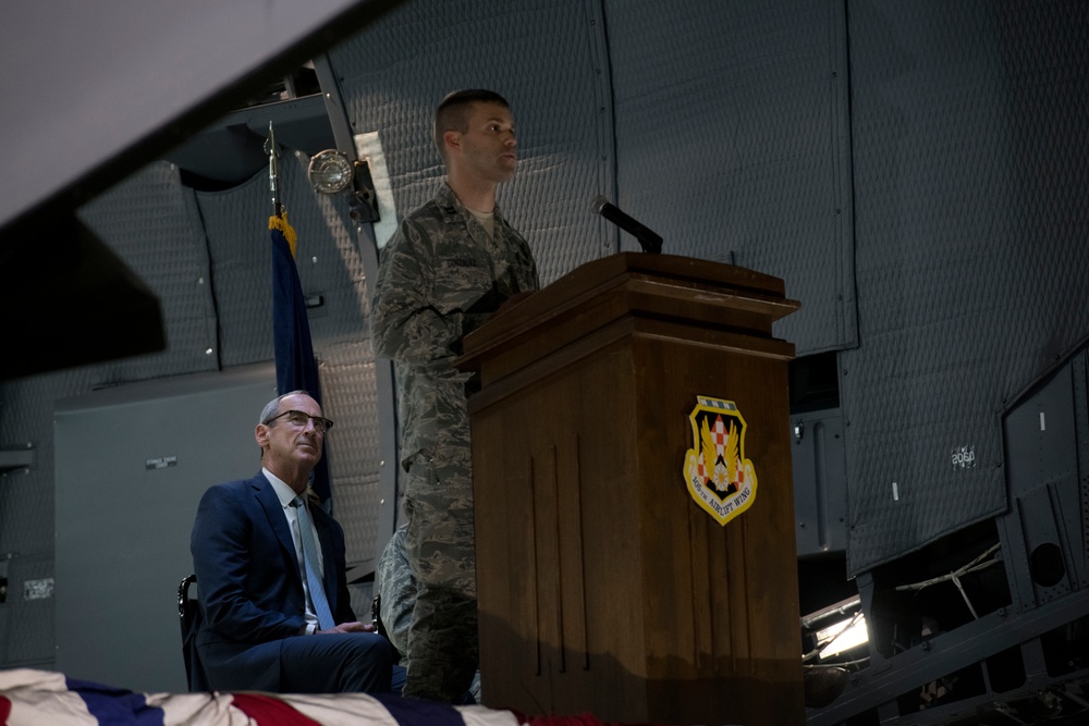 105th AW hosts C-5M closeout ceremony