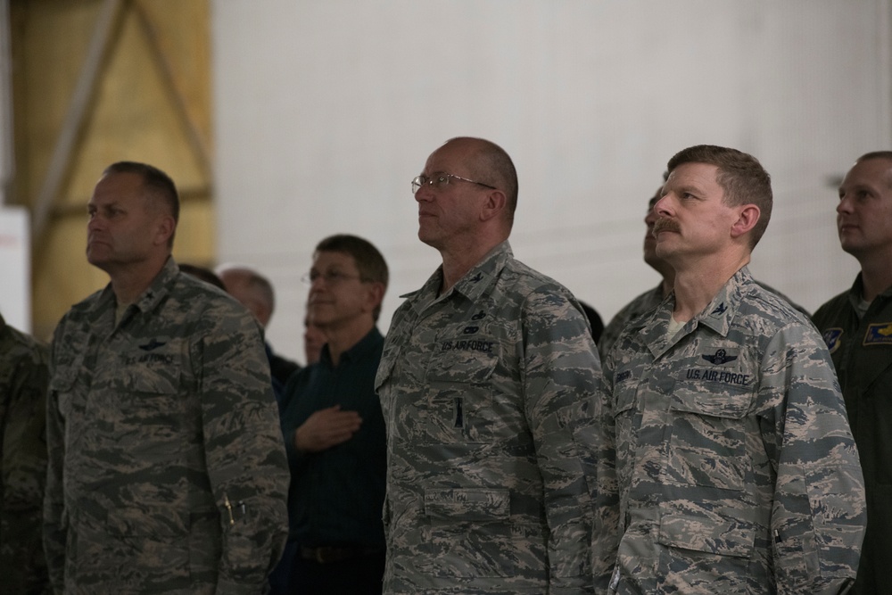 105th AW hosts C-5M closeout ceremony