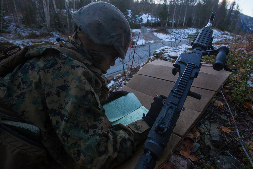 Marines Establish Position for Bridge Crossing in Norway