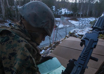 Marines Establish Position for Bridge Crossing in Norway