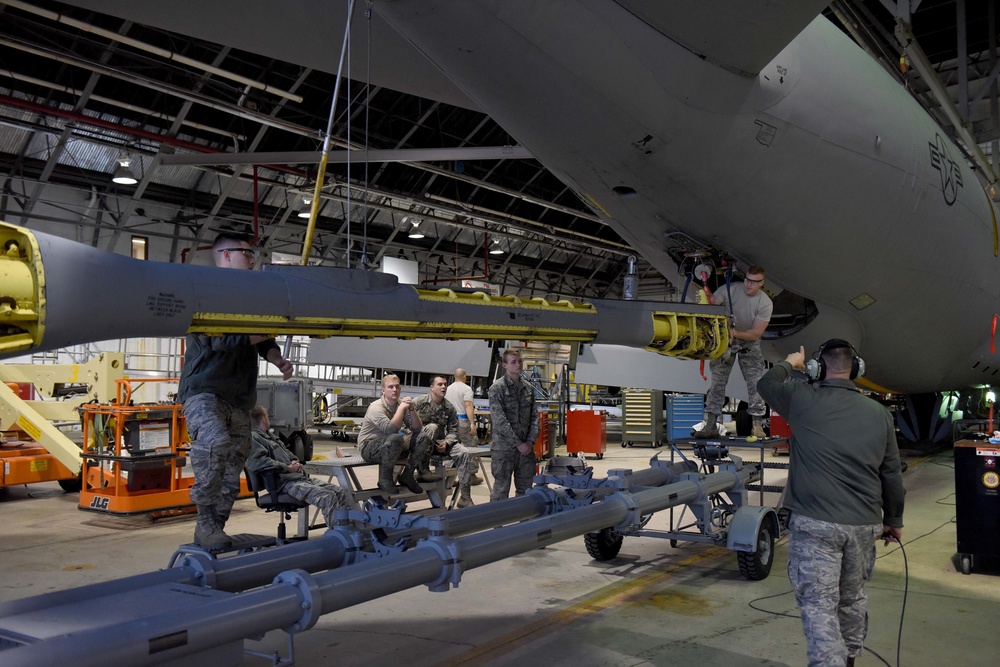 Aerial Refueling Boom Installation