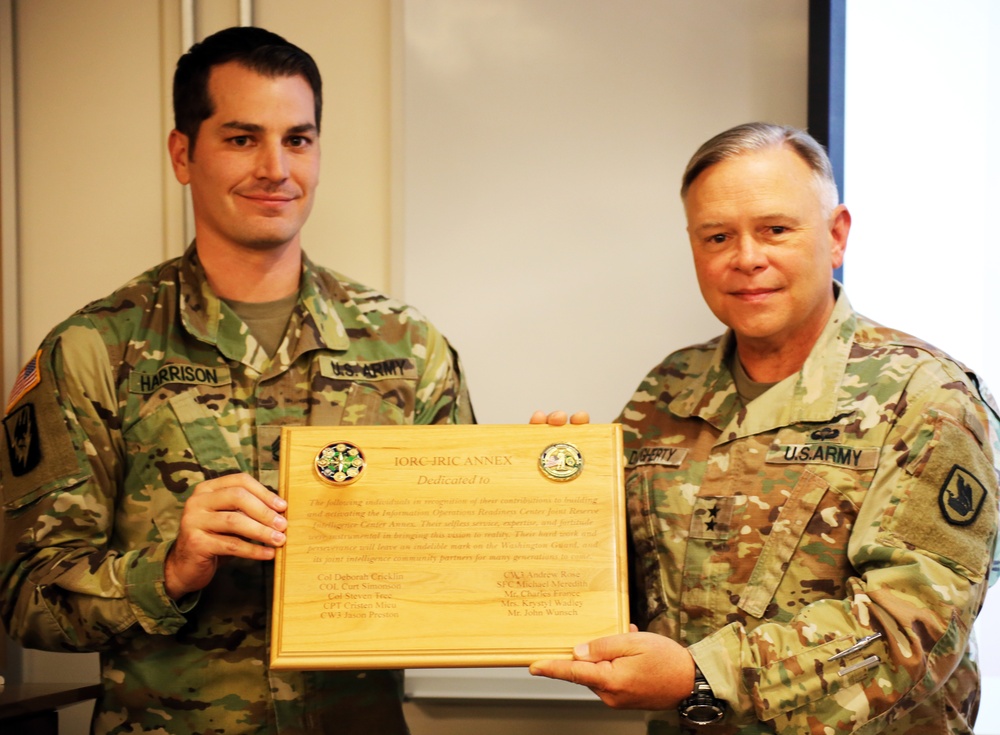 Washington National Guard dedicates IORC Joint Reserve Intelligence Center