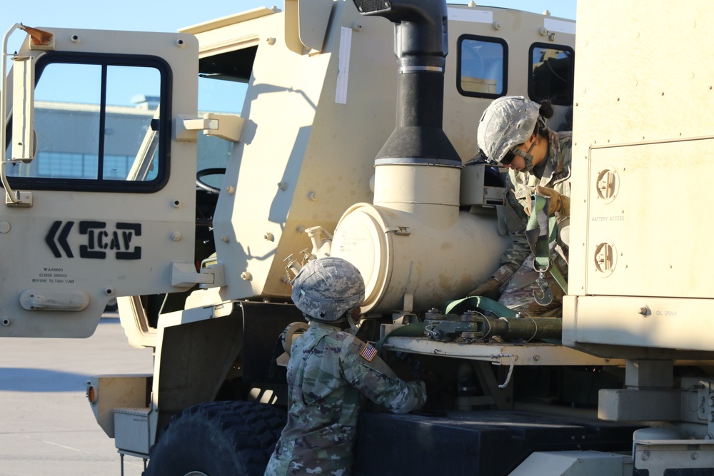 1st Cavalry Division Soldiers depart Fort Hood in support of Operation Faithful Patriot