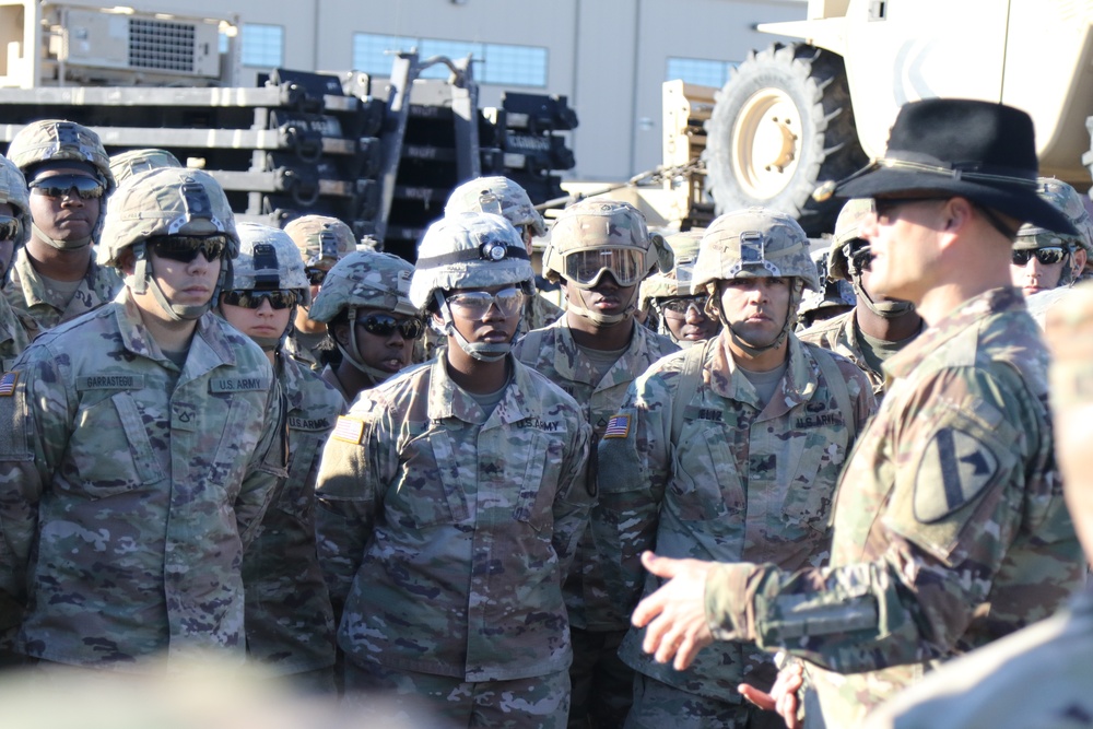 1st Cavalry Division Soldiers depart Fort Hood in support of Operation Faithful Patriot