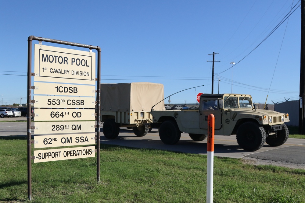 1st Cavalry Division Soldiers depart Fort Hood in support of Operation Faithful Patriot