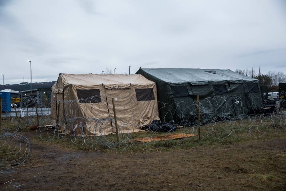 Trident Juncture 18 | Tent City
