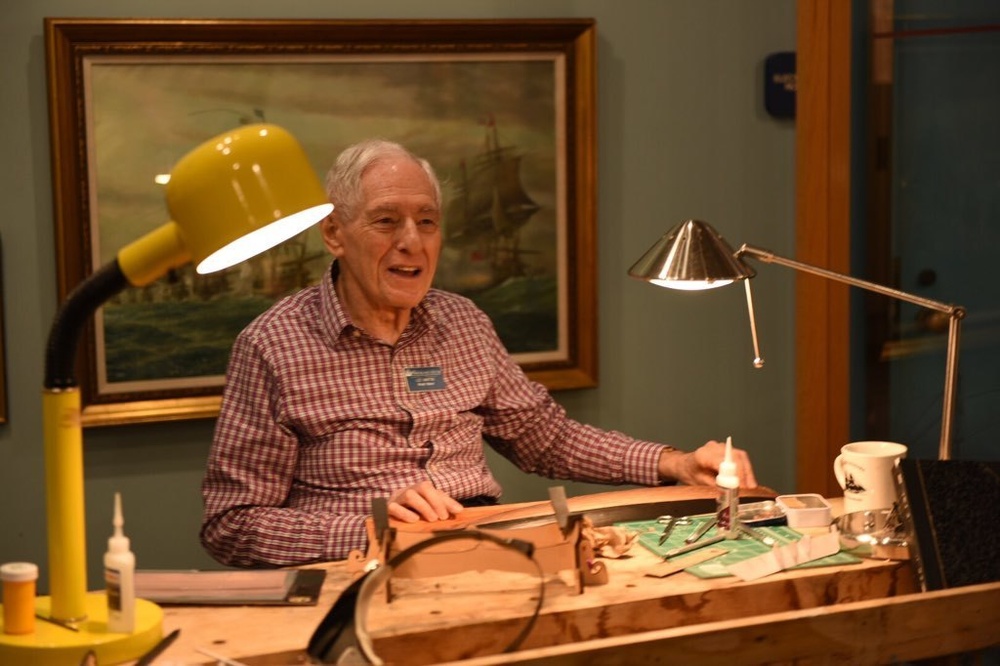 Model Shipbuilders at Naval Museum