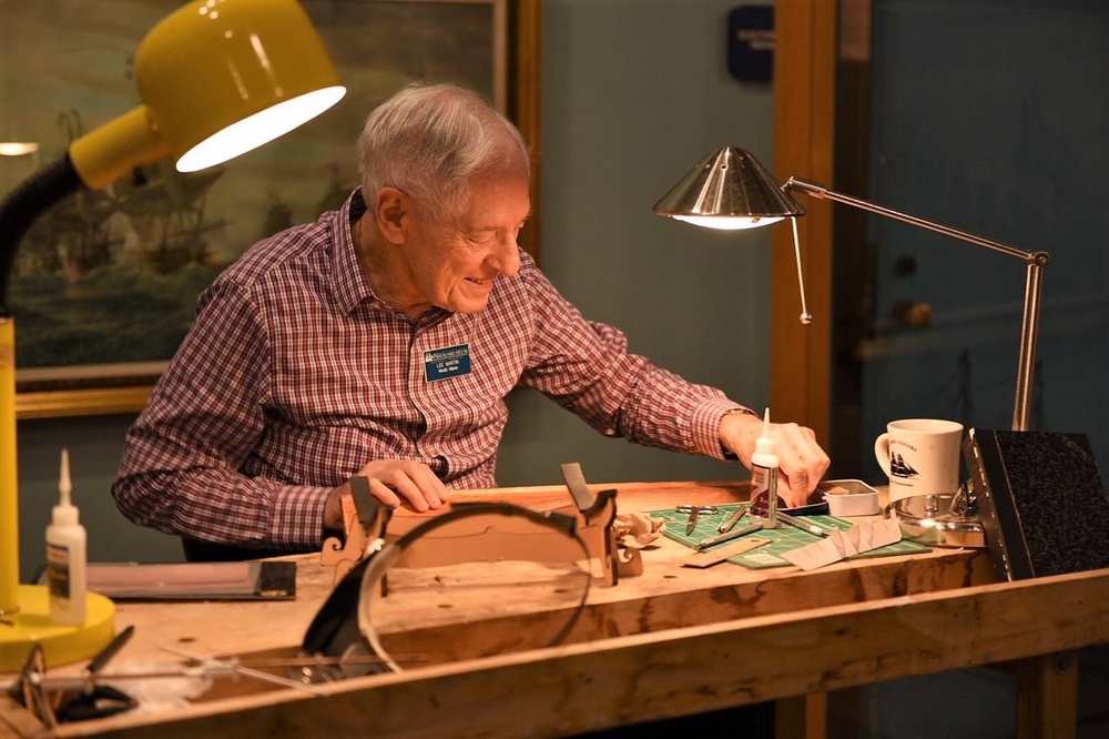 Model Shipbuilders at Naval Museum