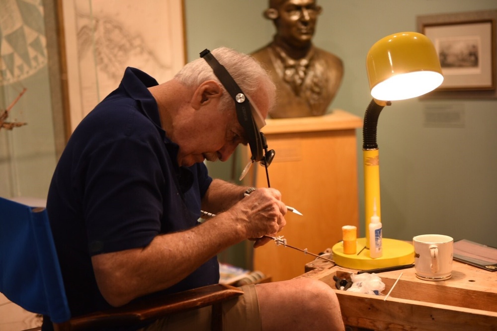 Model Shipbuilders at Naval Museum