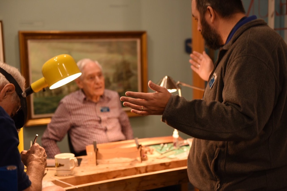 Model Shipbuilders at Naval Museum