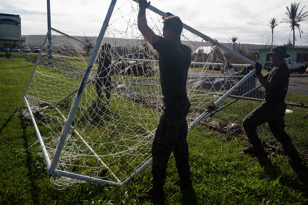 31st MEU, CLB-31 Marines continue progress during Yutu relief efforts