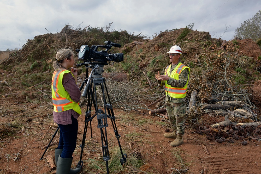 Corps team removes debris in Georgia