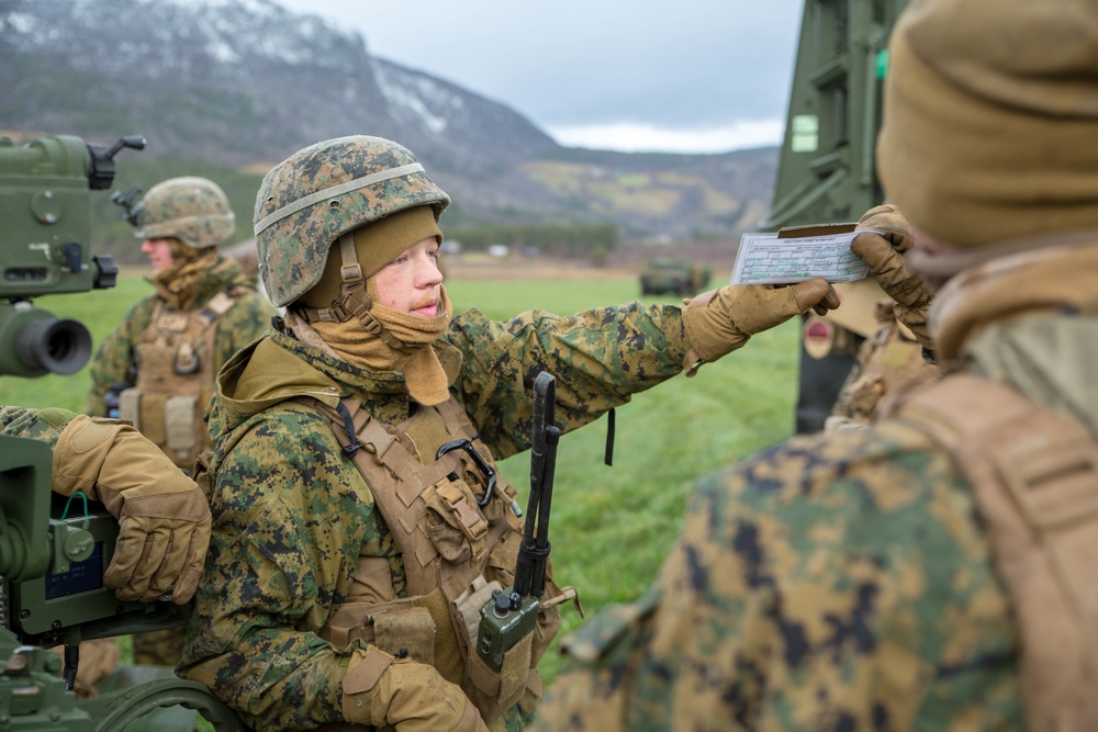 U.S. Marines with 2D Marine Division set up M777A2 Light Towed Howitzer