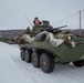 U.S. Marines with 2nd Light Armored Reconnaissance Battalion posts security