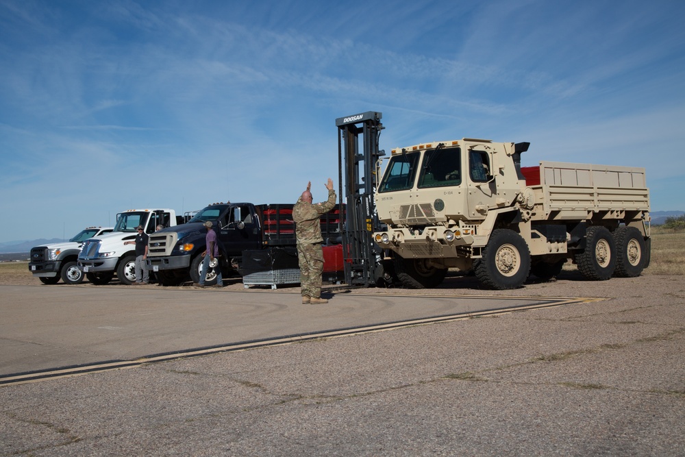 Operation Faithful Patriot C-130 Supply Transfer