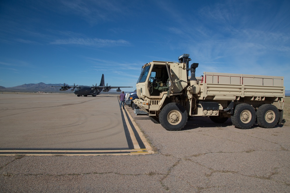 Operation Faithful Patriot C-130 Supply Transfer