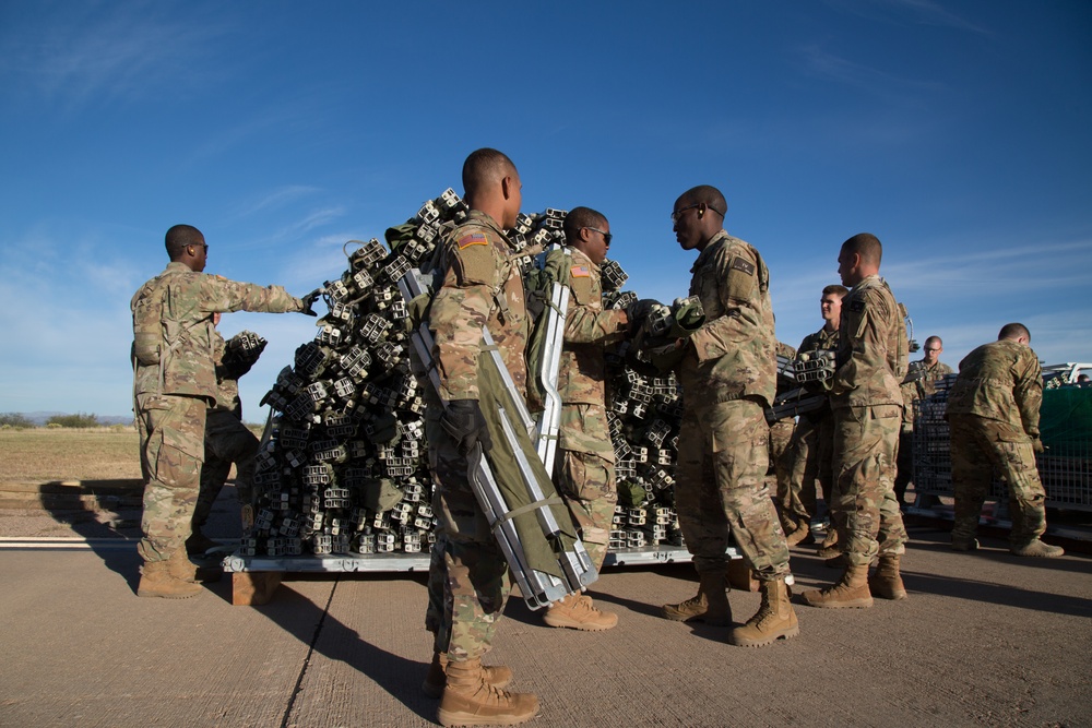 Operation Faithful Patriot C-130 Supply Transfer