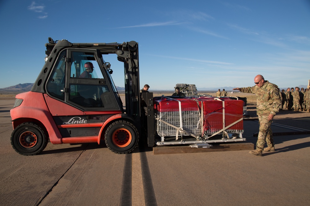 Operation Faithful Patriot C-130 Supply Transfer