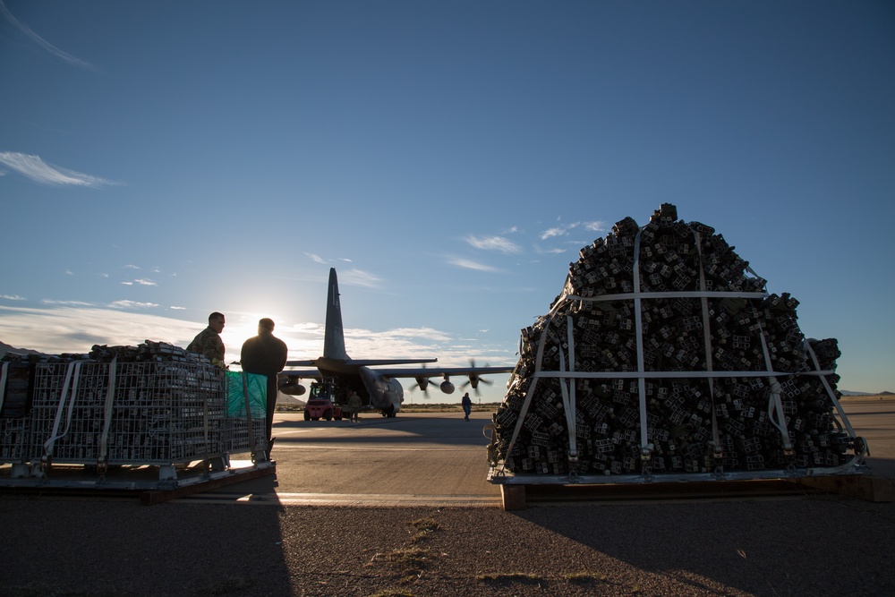 Operation Faithful Patriot C-130 Supply Transfer