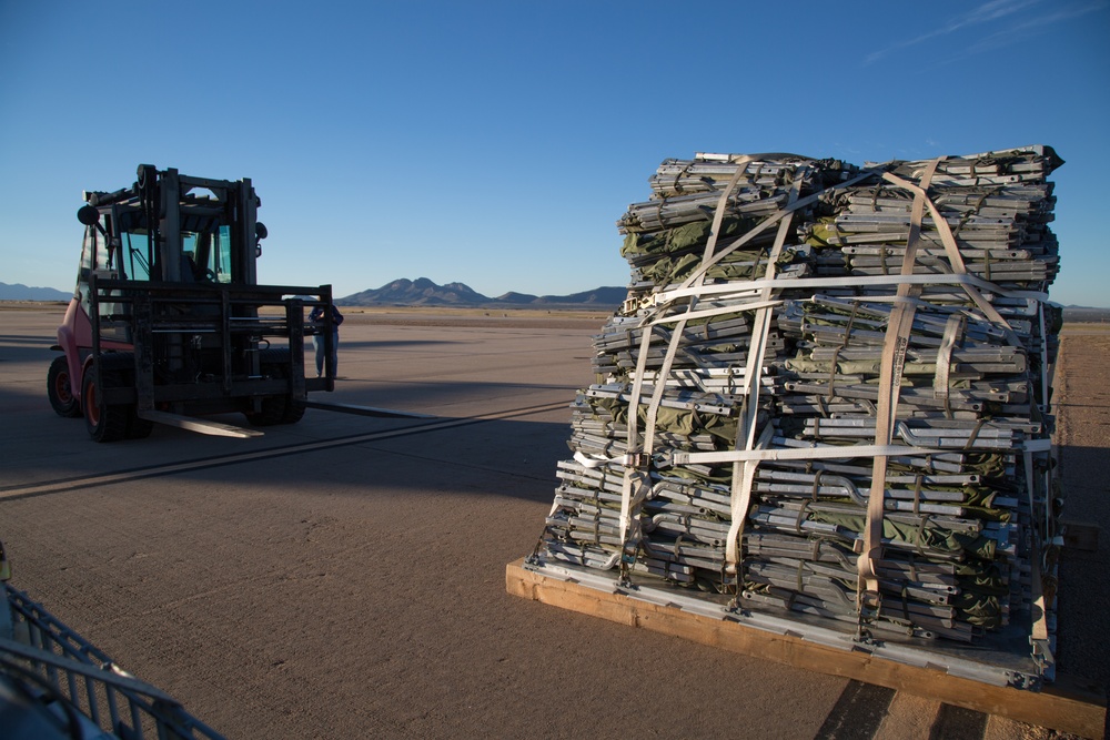 Operation Faithful Patriot C-130 Supply Transfer