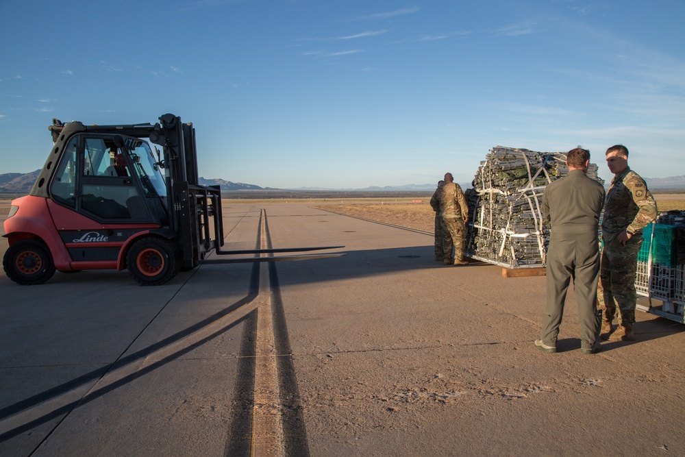 Operation Faithful Patriot C-130 Supply Transfer