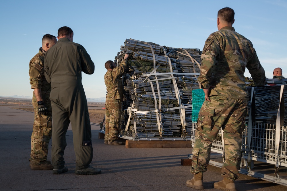 Operation Faithful Patriot C-130 Supply Transfer